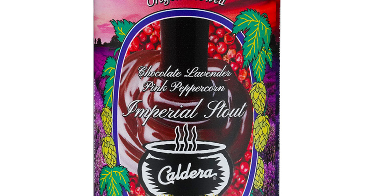 Chocolate Lavender Pink Peppercorn Imperial Stout - Caldera