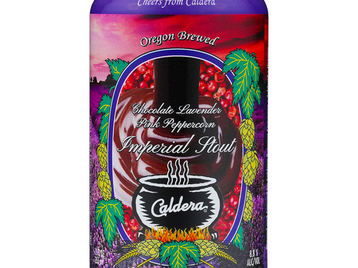 Chocolate Lavender Pink Peppercorn Imperial Stout - Caldera