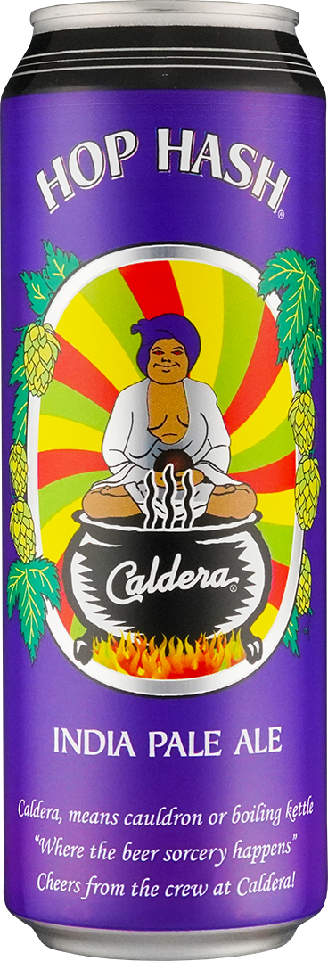 Hop Hash IPA craft beer can from Caldera Brewing in Ashland Oregon