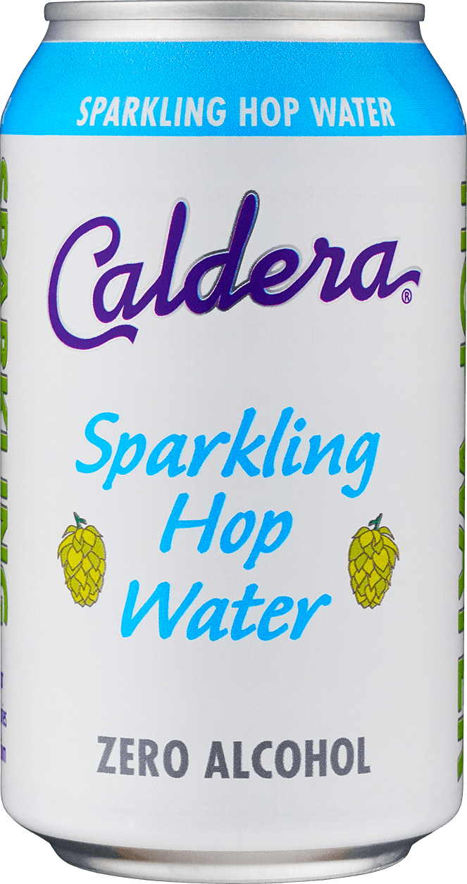 Caldera Soda Works non-alcoholic Sparkling Hop Water can