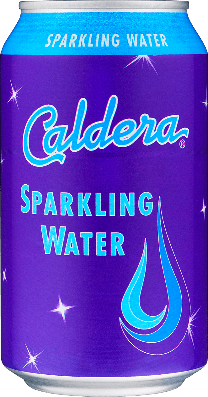 Caldera Soda Works non-alcoholic Sparkling Water can